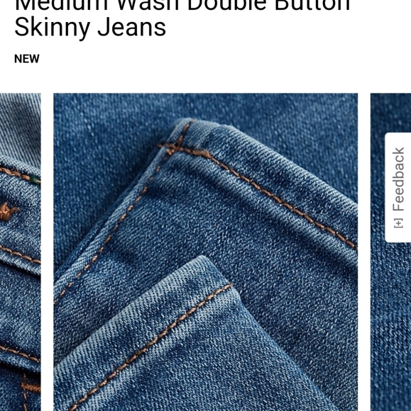 EXPRESS Conscience Edit High Waisted Blue Jeans Size 4 - Picture 6 of 12